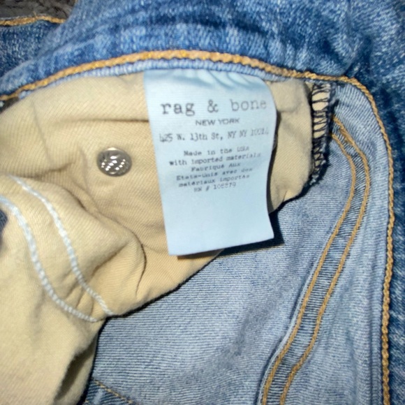 Rag & Bone High Rise Diva Jean Womens jeans size 27 - Picture 13 of 16